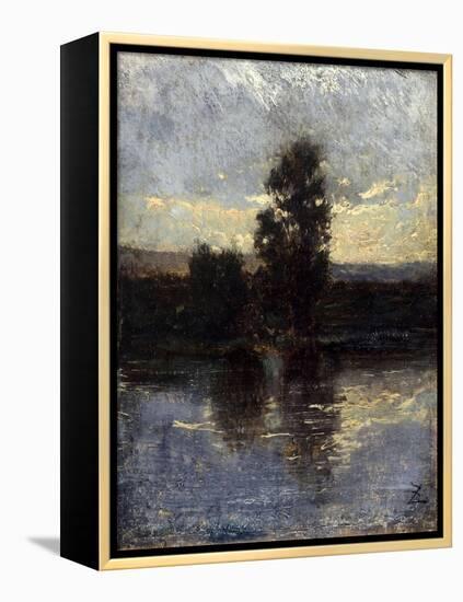 La Seine-Félix Ziem-Framed Premier Image Canvas