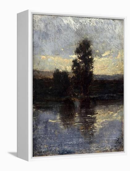 La Seine-Félix Ziem-Framed Premier Image Canvas