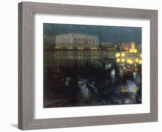 La Serenade, Venise, 1905-Henri Eugene Augustin Le Sidaner-Framed Giclee Print