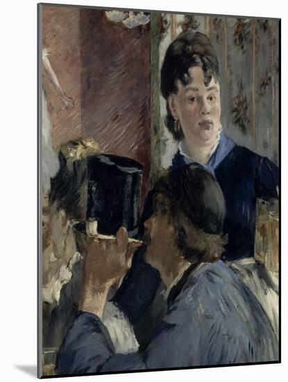 La serveuse de bocks-Edouard Manet-Mounted Giclee Print