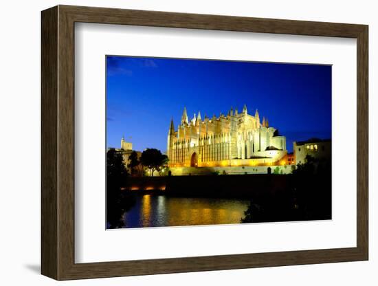 La Seu, the Cathedral of Santa Maria of Palma, Majorca, Balearic Islands, Spain, Europe-Carlo Morucchio-Framed Photographic Print