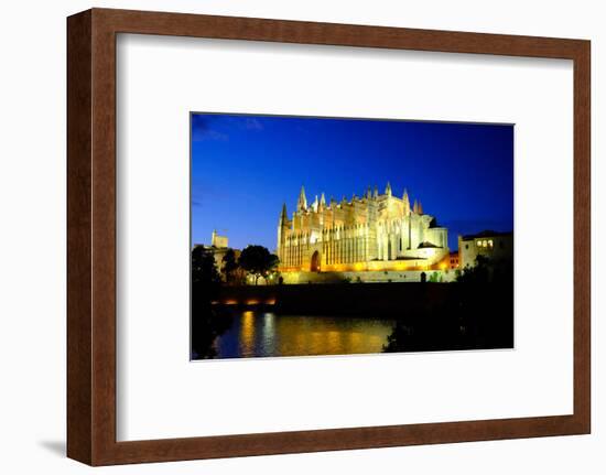 La Seu, the Cathedral of Santa Maria of Palma, Majorca, Balearic Islands, Spain, Europe-Carlo Morucchio-Framed Photographic Print