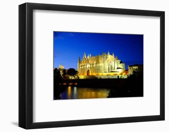 La Seu, the Cathedral of Santa Maria of Palma, Majorca, Balearic Islands, Spain, Europe-Carlo Morucchio-Framed Photographic Print