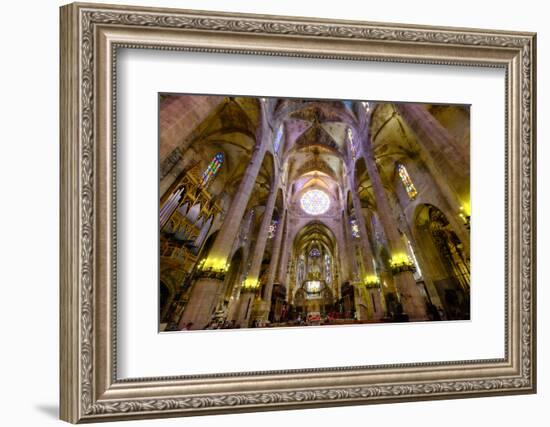 La Seu, the Cathedral of Santa Maria of Palma, Majorca, Balearic Islands, Spain, Europe-Carlo Morucchio-Framed Photographic Print