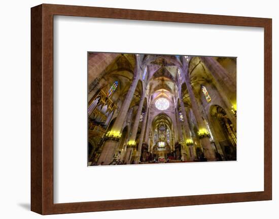 La Seu, the Cathedral of Santa Maria of Palma, Majorca, Balearic Islands, Spain, Europe-Carlo Morucchio-Framed Photographic Print