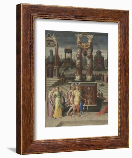 La sibylle de Tibur-Antoine Caron-Framed Giclee Print