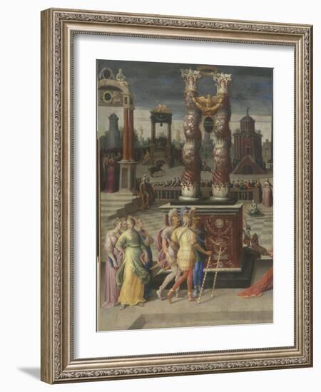 La sibylle de Tibur-Antoine Caron-Framed Giclee Print