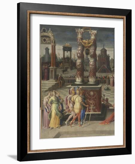 La sibylle de Tibur-Antoine Caron-Framed Giclee Print