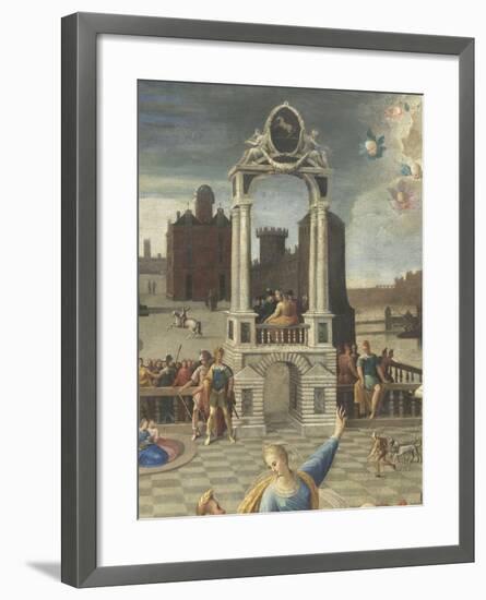 La sibylle de Tibur-Antoine Caron-Framed Giclee Print