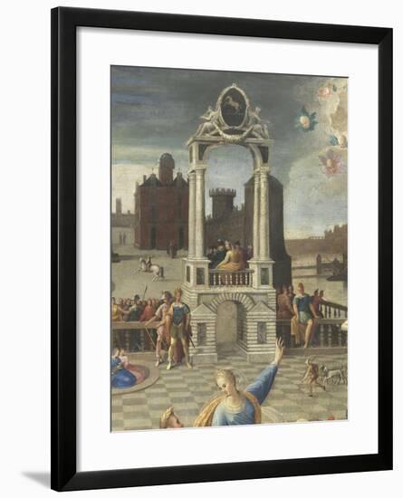 La sibylle de Tibur-Antoine Caron-Framed Giclee Print