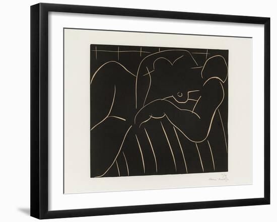 La Sieste, 1938-Henri Matisse-Framed Art Print