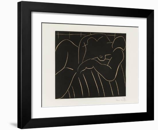 La Sieste, 1938-Henri Matisse-Framed Art Print