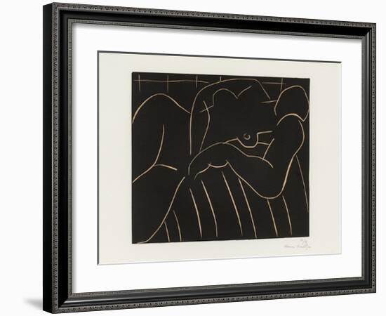 La Sieste, 1938-Henri Matisse-Framed Art Print