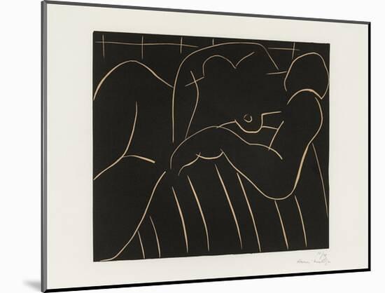 La Sieste, 1938-Henri Matisse-Mounted Art Print