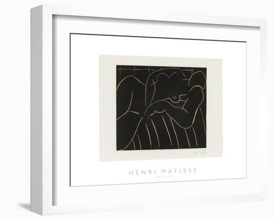 La Sieste, 1938-Henri Matisse-Framed Art Print