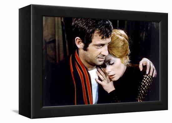 La Sirene du Mississipi MISSISSIPPI MERMAID by FrancoisTruffaut with Jean Paul Belmondo and Catheri-null-Framed Stretched Canvas