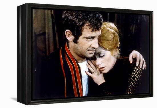 La Sirene du Mississipi MISSISSIPPI MERMAID by FrancoisTruffaut with Jean Paul Belmondo and Catheri-null-Framed Stretched Canvas