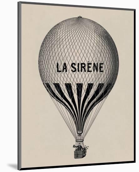 La Sirene-Vintage Reproduction-Mounted Art Print