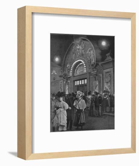 'La Sortie De Bullier', 1900-Unknown-Framed Photographic Print