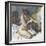 La sortie du bain ou Femme s'essuyant le bras gauche-Edgar Degas-Framed Giclee Print