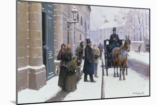 La Sortie du Bourgeois, 1889-Jean Béraud-Mounted Giclee Print