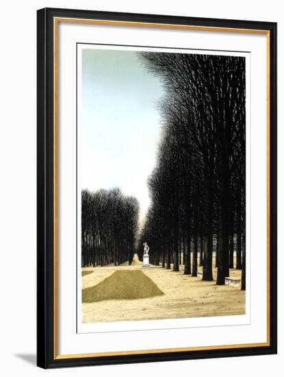 La statue - jardin du Luxembourg-Jacques Deperthes-Framed Limited Edition