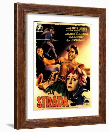 La Strada, 1954-null-Framed Giclee Print