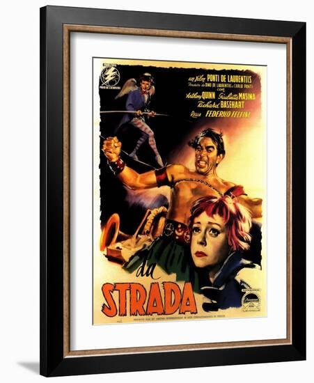 La Strada, 1954-null-Framed Giclee Print