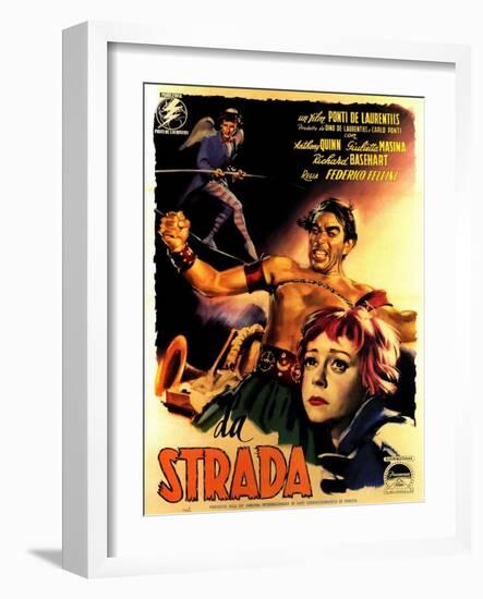 La Strada, 1954-null-Framed Giclee Print