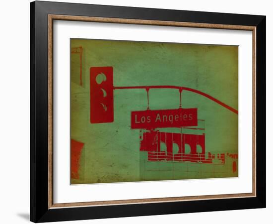 La Street Light-NaxArt-Framed Art Print