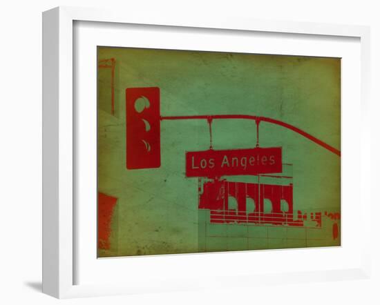 La Street Light-NaxArt-Framed Art Print