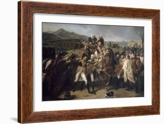 La Surprise du pont de Tabour sur le Danube, 14 novembre 1805 (victoire des maréchaux Murat et-Guillaume Guillon Lethière-Framed Giclee Print