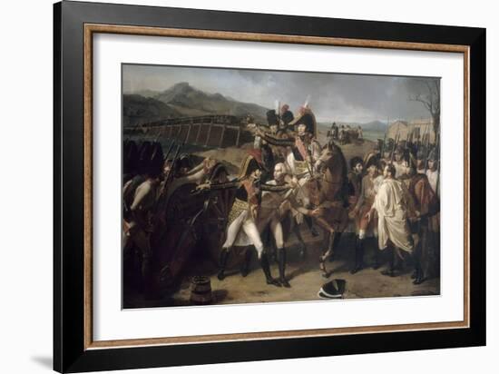 La Surprise du pont de Tabour sur le Danube, 14 novembre 1805 (victoire des maréchaux Murat et-Guillaume Guillon Lethière-Framed Giclee Print