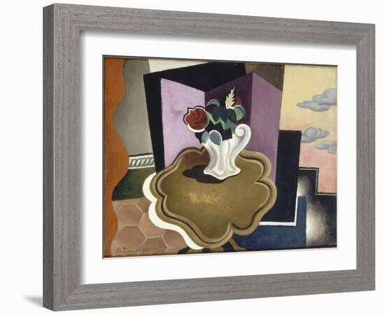 La table Louis-Philippe-Roger de La Fresnaye-Framed Giclee Print