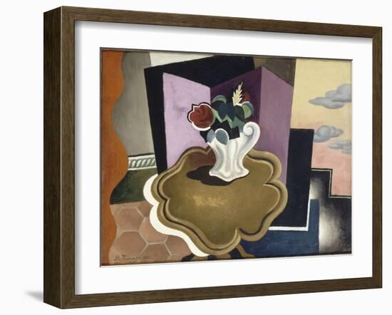 La table Louis-Philippe-Roger de La Fresnaye-Framed Giclee Print