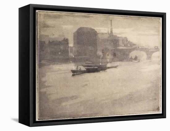 La Tamise (The Thames), 1894-Joseph Pennell-Framed Premier Image Canvas