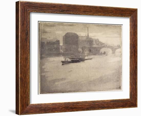 La Tamise (The Thames), 1894-Joseph Pennell-Framed Giclee Print