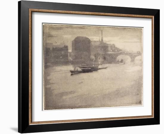 La Tamise (The Thames), 1894-Joseph Pennell-Framed Giclee Print