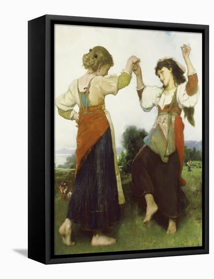 La Tarantella, 1879-Léon Jean Basile Perrault-Framed Premier Image Canvas