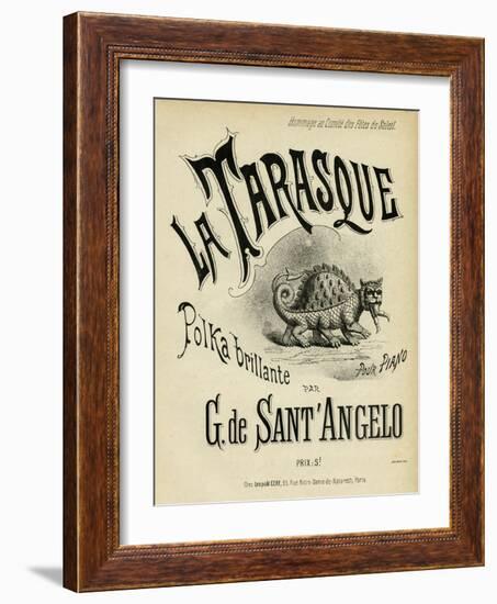 La Tarasque Polka-null-Framed Art Print