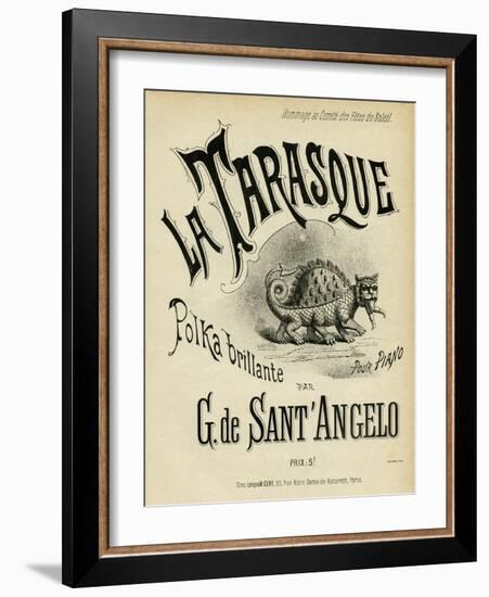 La Tarasque Polka-null-Framed Art Print