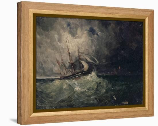 La tempête-Félix Ziem-Framed Premier Image Canvas