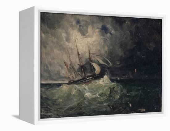 La tempête-Félix Ziem-Framed Premier Image Canvas