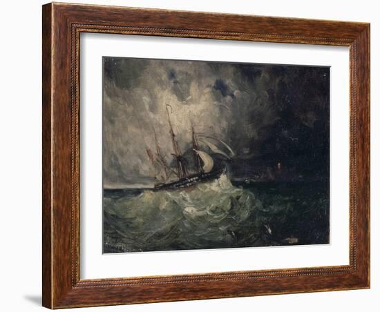 La tempête-Félix Ziem-Framed Giclee Print