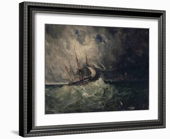 La tempête-Félix Ziem-Framed Giclee Print