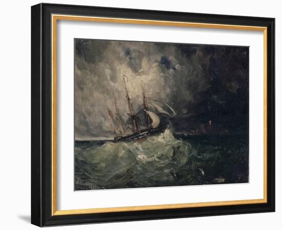 La tempête-Félix Ziem-Framed Giclee Print