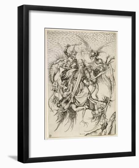 La Tentation de saint Antoine-Martin Schongauer-Framed Giclee Print