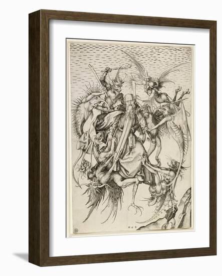 La Tentation de saint Antoine-Martin Schongauer-Framed Giclee Print