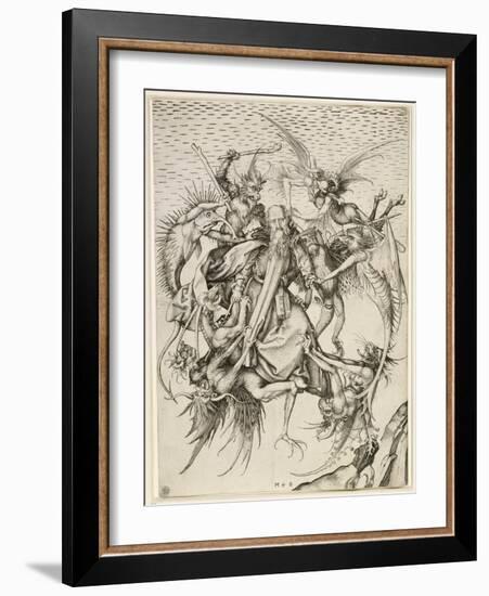 La Tentation de saint Antoine-Martin Schongauer-Framed Giclee Print