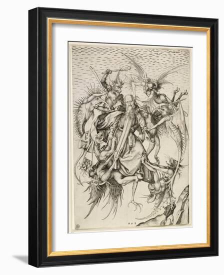 La Tentation de saint Antoine-Martin Schongauer-Framed Giclee Print